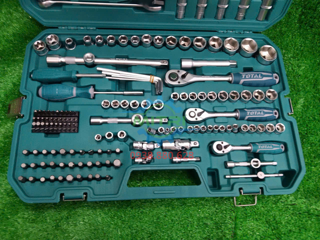 Bộ đồ nghề đa năng 216 chi tiết Total THKTHP22166 - hình ảnh sản phẩm thực tế 5