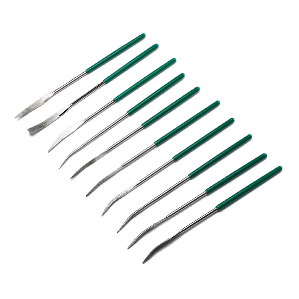Bộ Dũa Cong Kim Cương SATA 03805 10 Chi Tiết 3x140mm Chính Hãng - hình ảnh sản phẩm thực tế 1