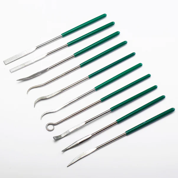 Bộ Dũa Kim Cương SATA 03804 10 Chi Tiết 3x140mm Chính Hãng - hình ảnh sản phẩm thực tế 1