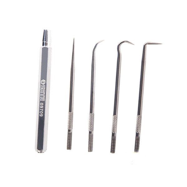 Bộ Đục Móc SATA 09709 5 Chi Tiết Chính Hãng Đài Loan - hình ảnh sản phẩm thực tế 1
