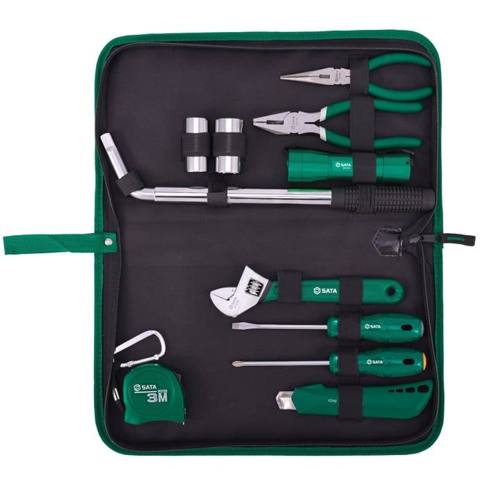 Bộ Dụng Cụ 11 Chi Tiết Dùng Cho Ô Tô SATA 06011 Chính Hãng - hình ảnh sản phẩm thực tế 1