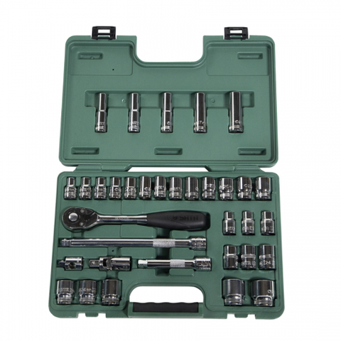 Bộ Dụng Cụ Cầm Tay SATA 09945 34 Chi Tiết 1/2 Inch Chính Hãng