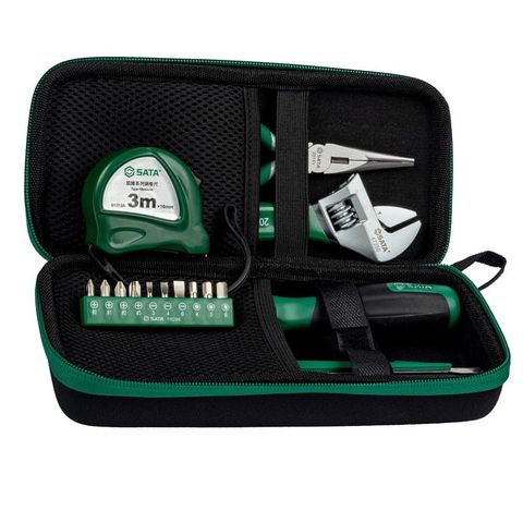 Bộ Dụng Cụ Sửa Chữa 15 Chi Tiết SATA 06001A Chính Hãng