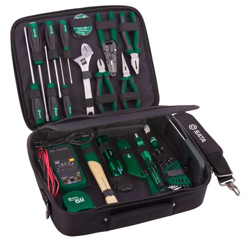 Bộ Dụng Cụ Sửa Chữa Điện SATA 03795 32 Chi Tiết Chính Hãng