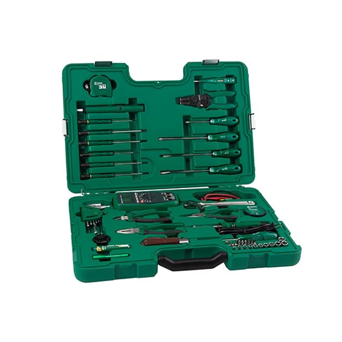Bộ Dụng Cụ Sửa Chữa Điện 56 Chi Tiết SATA 09535 Chính Hãng - hình ảnh sản phẩm thực tế 1
