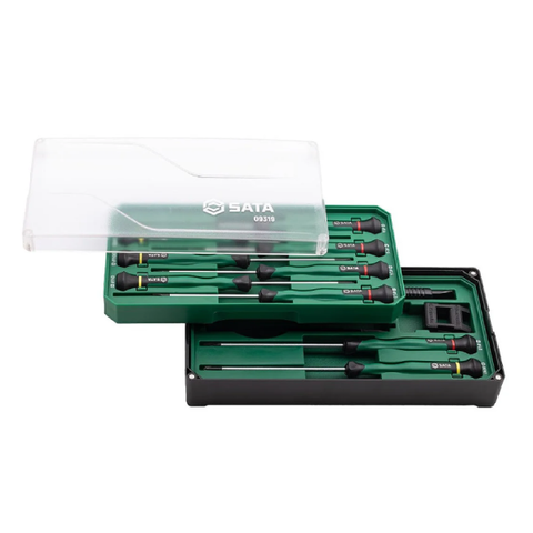 Bộ Dụng Cụ Sửa Chữa Điện Tử 13 Chi Tiết SATA 09320 Chính Hãng