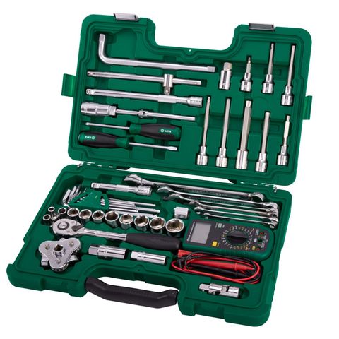 Bộ Dụng Cụ Sửa Chữa Ô Tô 48 Chi Tiết SATA 09508 Chính Hãng