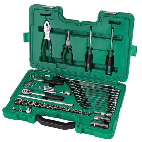 Bộ Dụng Cụ Sửa Chữa Ô Tô 56 Chi Tiết SATA 09509 Chính Hãng