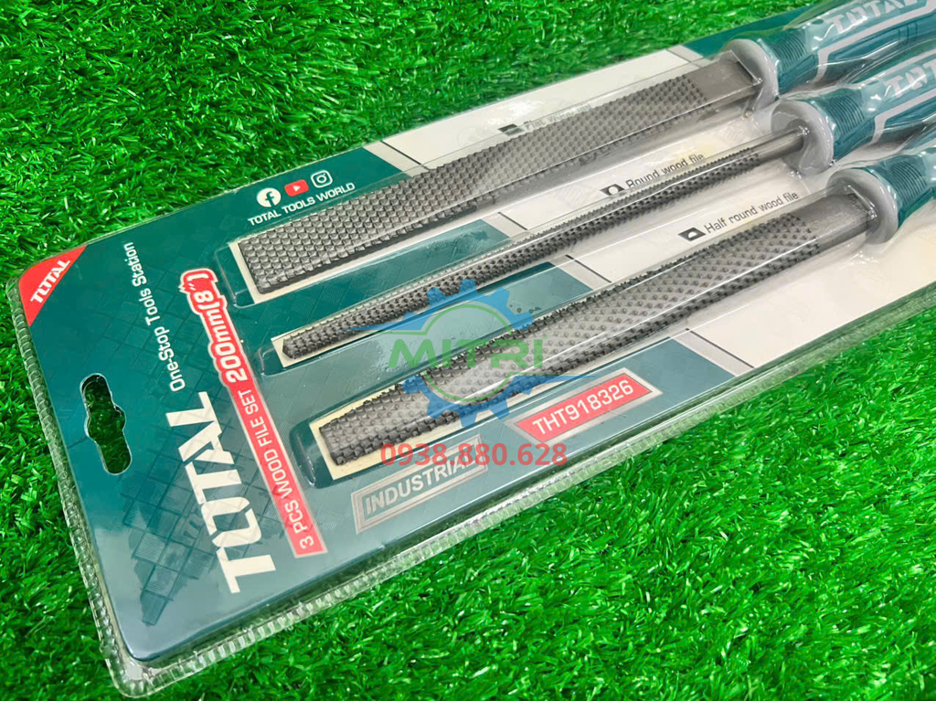 Bộ Giũa Gỗ 3 Chi Tiết Total THT918326 - hình ảnh sản phẩm thực tế 3