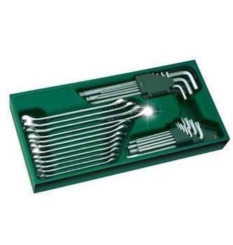 Bộ Khay Cờ Lê Vòng Miệng Và Lục Giác Sata 09906 - hình ảnh sản phẩm thực tế 1