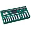 Ảnh thu nhỏ Bộ Khay Đầu Tuýp 33 Chi Tiết Sata 09902 (3/8") Chính Hãng Cho Gara Và Xưởng Cơ Khí 1