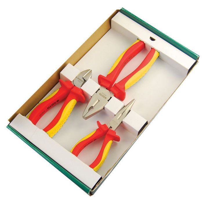 Bộ Kìm Cách Điện 3 Chi Tiết SATA 09261 Chính Hãng 1000V - hình ảnh sản phẩm thực tế 1