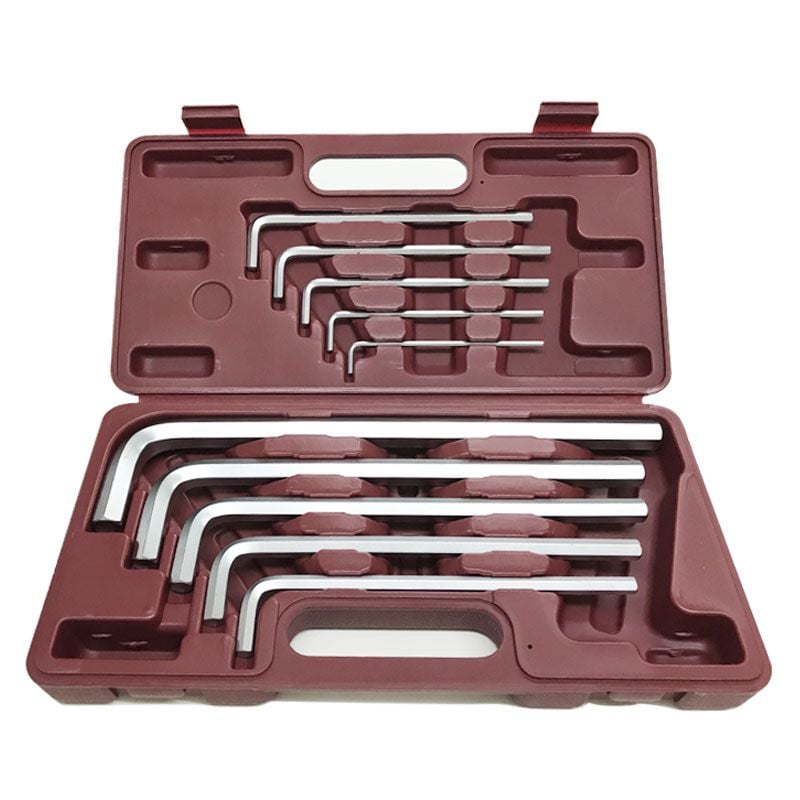 Bộ lục giác 10 cây hộp đỏ (hệ Inch) - TOP TWT-10-INCH - hình ảnh sản phẩm thực tế 1