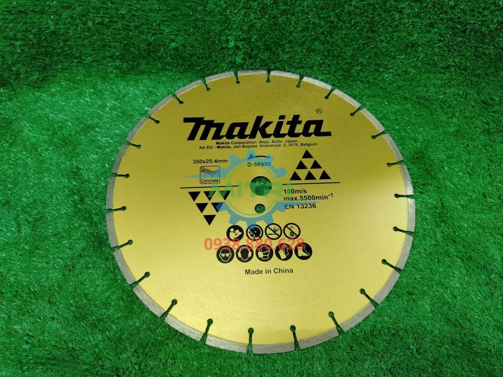Lưỡi cắt betong 350mm Makita D-56998 - hình ảnh sản phẩm thực tế 2