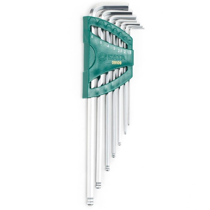 Bộ Lục Giác SATA 09109 7 Món 1.5-6mm Chính Hãng - hình ảnh sản phẩm thực tế 1