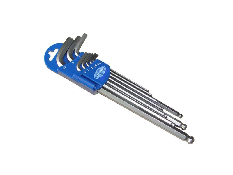 Bộ lục giác 9 cây hệ Inch (1/16" - 3/8") TOP TW-21009B-WM - hình ảnh sản phẩm thực tế 1