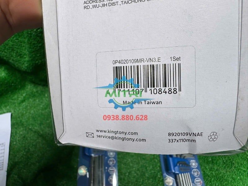 Bộ Lục Giác Kingtony 20109MR 9 Cây | Hợp Kim Thép SNCM+V Cao Cấp - hình ảnh sản phẩm thực tế 8