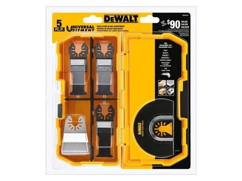 Bộ lưỡi cắt rung đa năng 5 chi tiết DeWalt DWA4216