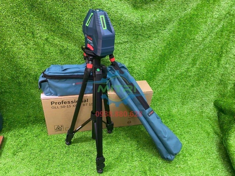Máy Cân Mực 5 Tia Xanh Bosch GLL 50-15 XG Chính Hãng - hình ảnh sản phẩm thực tế 9