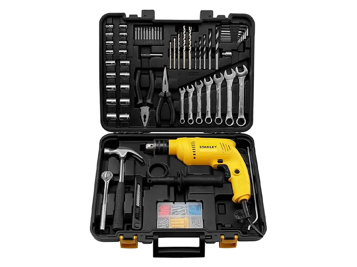 Bộ máy khoan 120 chi tiết Stanley SDH600KM-IN - hình ảnh sản phẩm thực tế 1