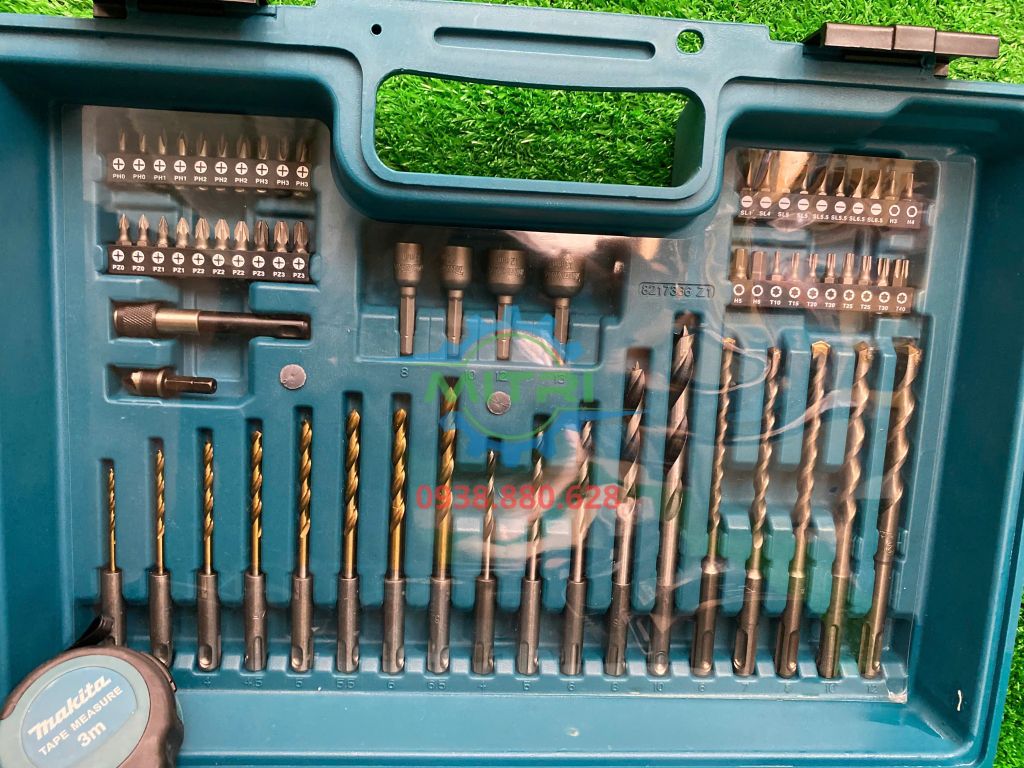 Máy khoan bê tông Makita HR166DSAE1 (sạc + 2 pin 2AH) - hình ảnh sản phẩm thực tế 5
