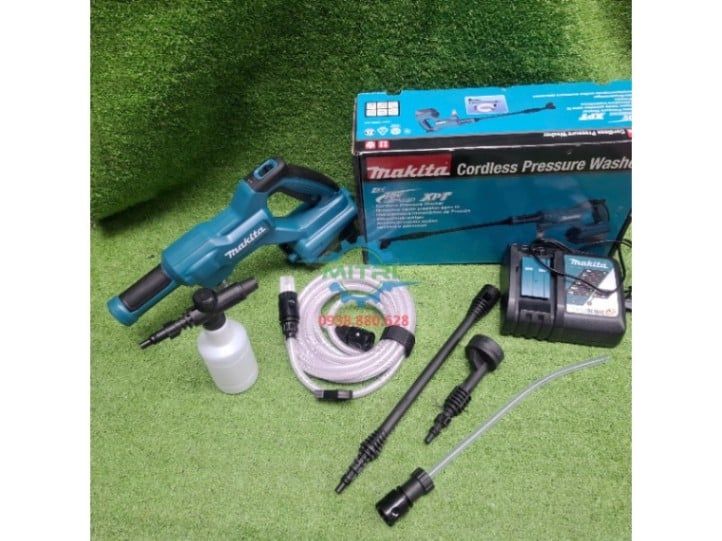 Máy Xịt Rửa Áp Lực Dùng Pin 18V Makita DHW180Z01 Chính Hãng - hình ảnh sản phẩm thực tế 3