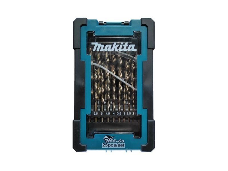 Bộ mũi khoan Inox HSS-CO (25 mũi) Makita D-67577