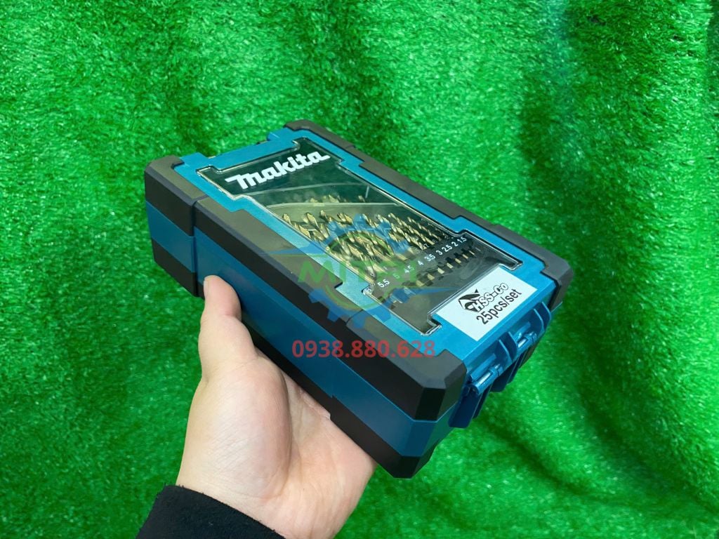 Bộ mũi khoan Inox HSS-CO (25 mũi) Makita D-67577 - hình ảnh sản phẩm thực tế 5