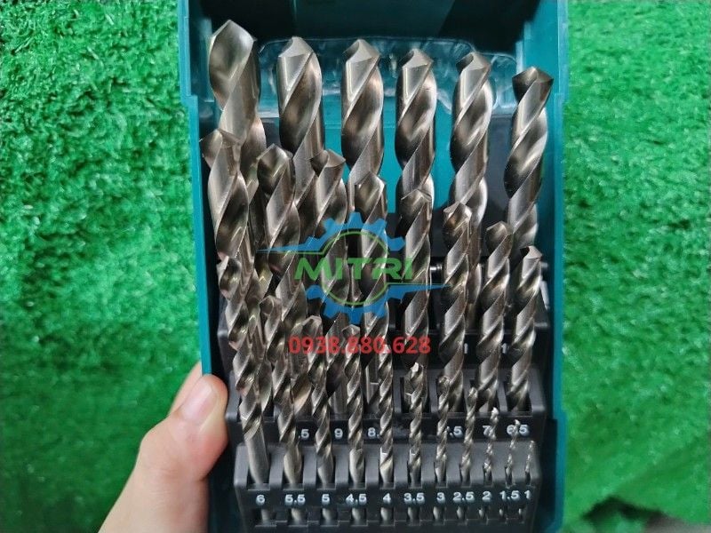 Bộ mũi khoan kim loại HSS-G MAKITA D-67555 - hình ảnh sản phẩm thực tế 2