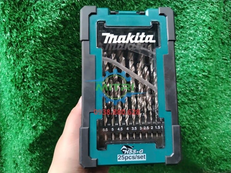 Bộ mũi khoan kim loại HSS-G MAKITA D-67555 - hình ảnh sản phẩm thực tế 3