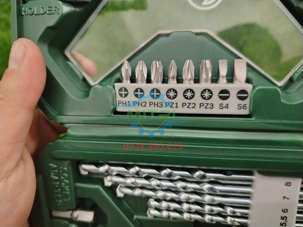 Bộ Mũi Khoan Và Vặn Vít Bosch X-Line 34 Chi Tiết (2607010608) Chính Hãng - hình ảnh sản phẩm thực tế 7