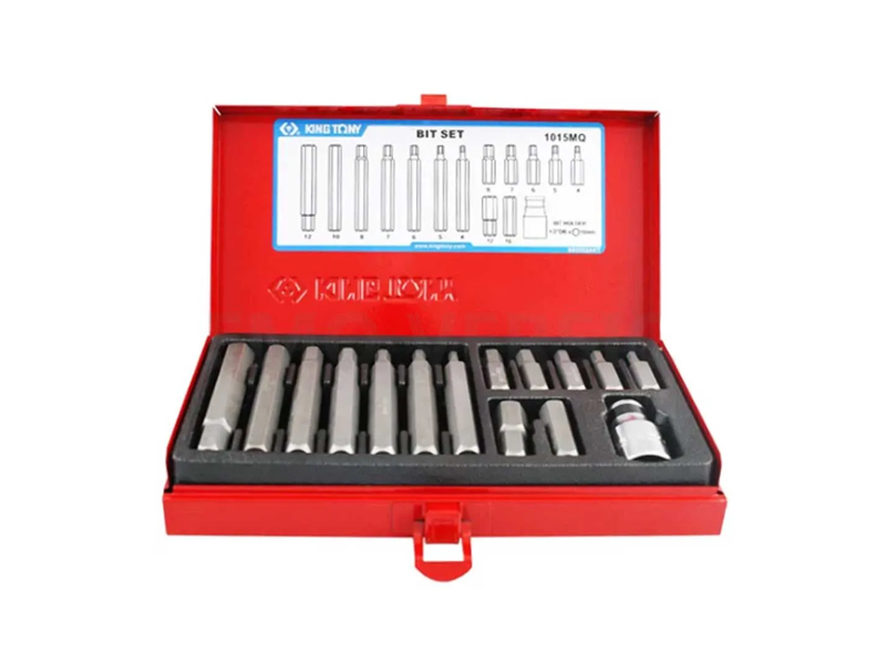 Bộ mũi vít đóng 15 chi tiết bông Kingtony 1015PQ - hình ảnh sản phẩm thực tế 1