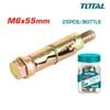 Ảnh thu nhỏ Bộ 25 neo nặng M6x55mm TOTAL WJHA0605511 1