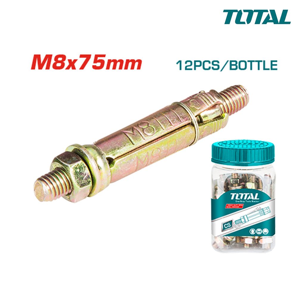 Bộ 12 neo nặng M8x75mm Total WJHA0807521 - hình ảnh sản phẩm thực tế 1