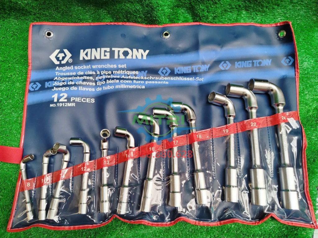 Bộ ống điếu 12 cái Kingtony 1912MR (8 - 24mm) - hình ảnh sản phẩm thực tế 5