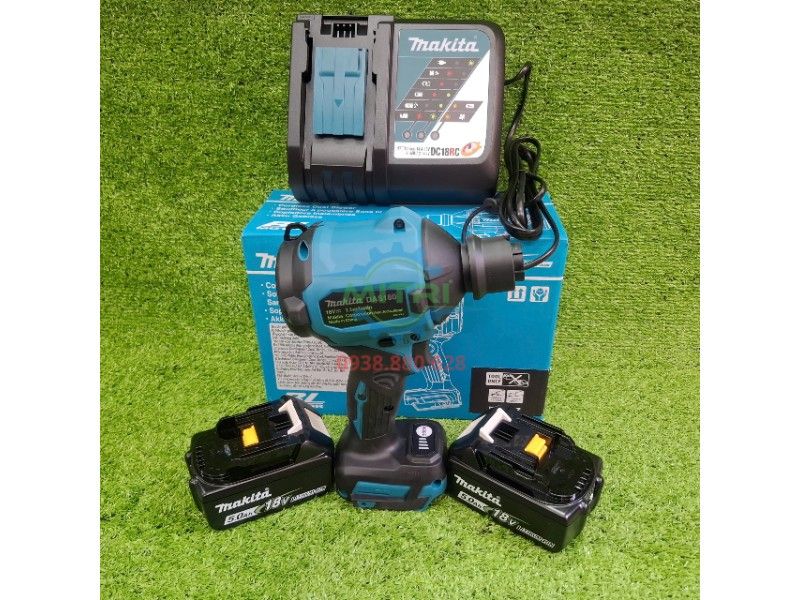 Máy thổi bụi dùng pin 18V Makita DAS180RTJ chính hãng – Bộ 2 pin 5.0Ah và 1 sạc - hình ảnh sản phẩm thực tế 7