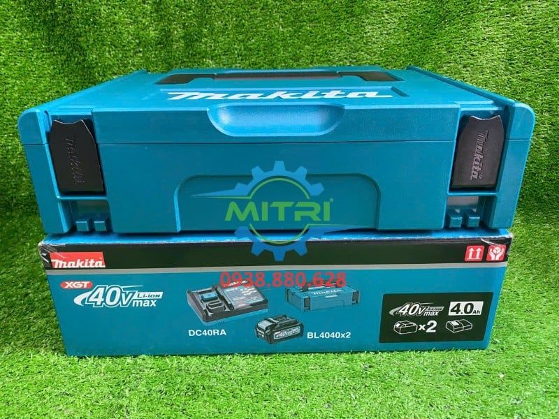 Bộ Pin Sạc Makita 191J97-1 Chính Hãng – 2 Pin BL4040 40V Max 4.0Ah + Sạc Nhanh DC40RA - hình ảnh sản phẩm thực tế 3