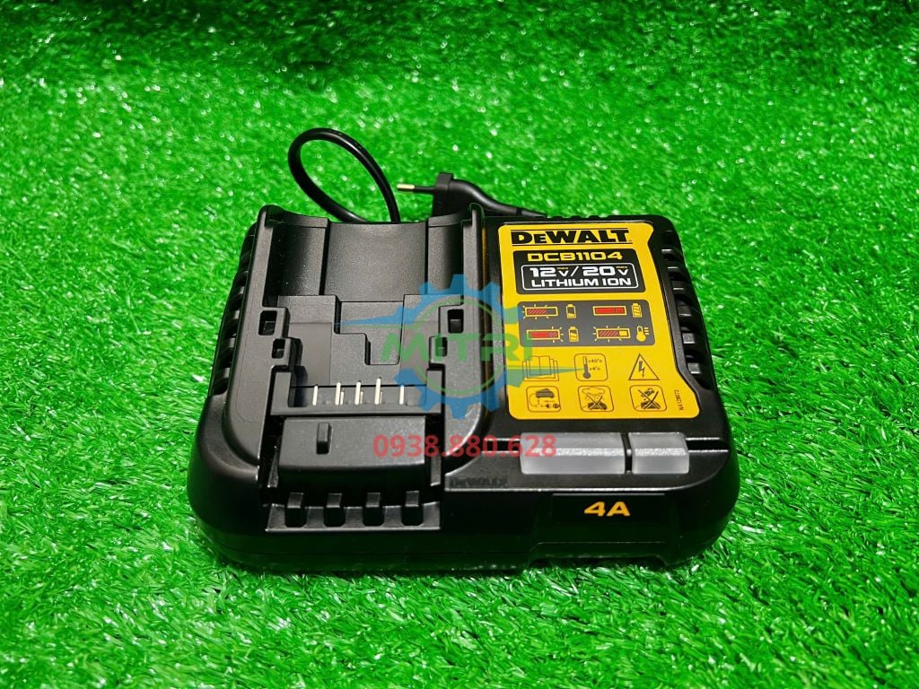 Bộ sạc pin 10.8-18V Dewalt DCB1104-B1 - hình ảnh sản phẩm thực tế 5