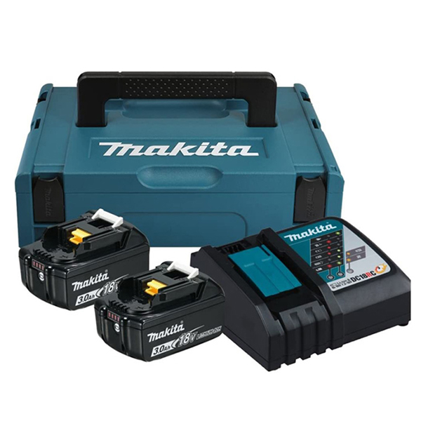 Bộ Sạc Và 2 Pin Makpac Makita 197952-5 (18V 3.0Ah) - hình ảnh sản phẩm thực tế 1