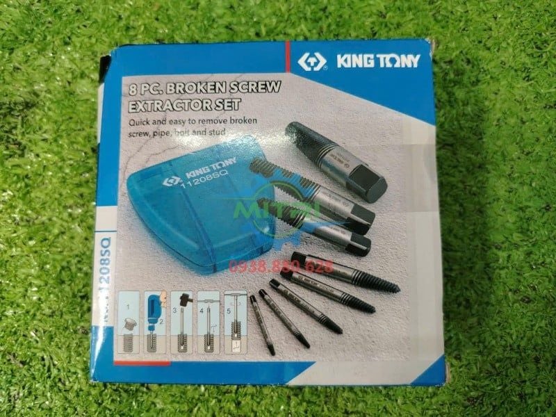 Bộ Tháo Ốc Gãy 8 Chi Tiết Kingtony 11208SQ  Chính Hãng Có Sẵn Tại Minh Triết - hình ảnh sản phẩm thực tế 2