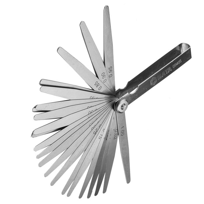 Bộ Thước Lá 23 Chi Tiết SATA 09405 Chính Hãng 0.02-1.00mm - hình ảnh sản phẩm thực tế 1