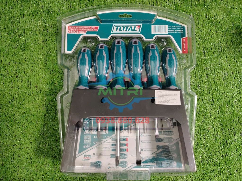 Bộ Tua Vít 18 Chi Tiết Total THT250618 Chính Hãng Có Sẵn Tại Minh Triết - hình ảnh sản phẩm thực tế 1