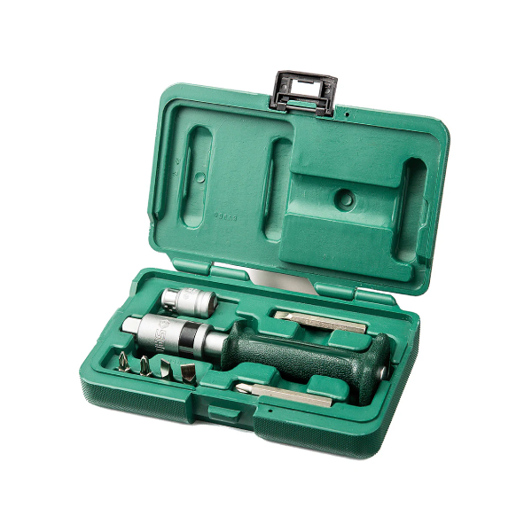 Bộ Tua Vít Đóng Đầu Tuýp 8 Chi Tiết SATA 09603 Chính Hãng - hình ảnh sản phẩm thực tế 1