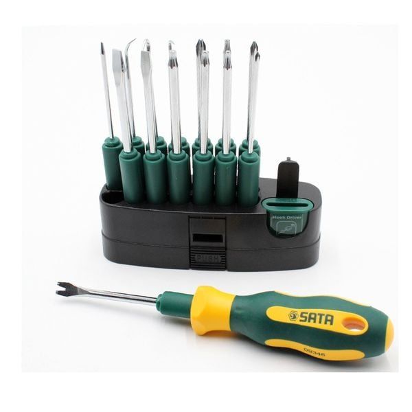 Bộ Tuốc Nơ Vít 16 Chi Tiết SATA 09346 Chính Hãng - hình ảnh sản phẩm thực tế 1