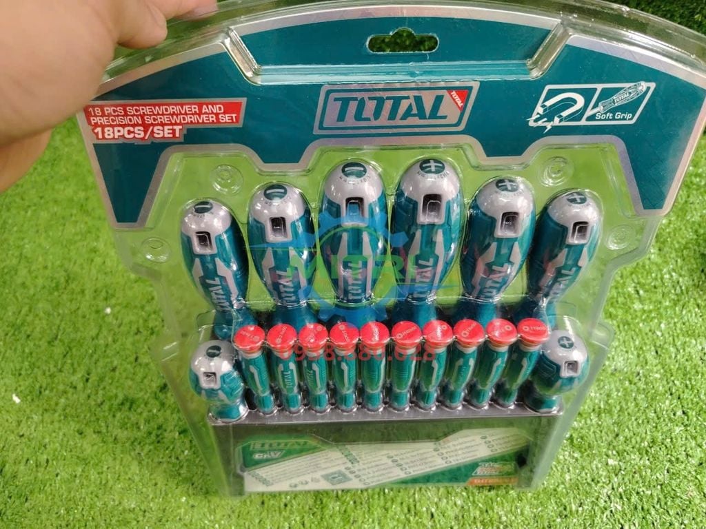 Bộ Tua Vít 18 Chi Tiết Total THT250618 Chính Hãng Có Sẵn Tại Minh Triết - hình ảnh sản phẩm thực tế 2