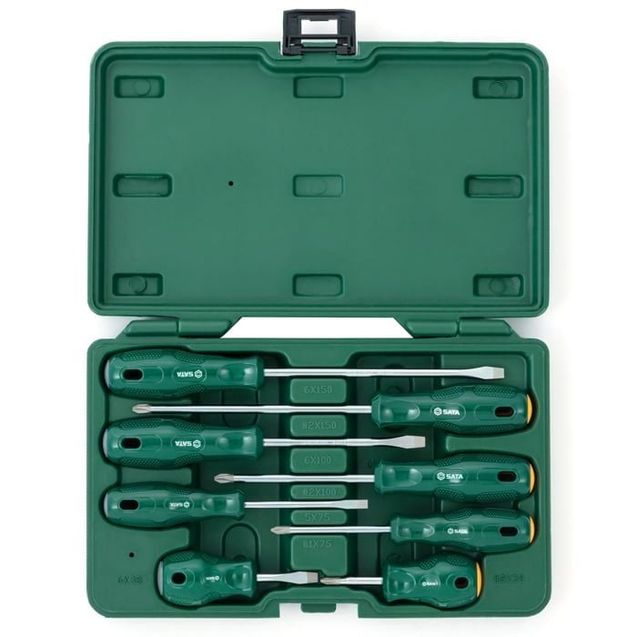 Bộ Tuốc Nơ Vít 8 Chi Tiết SATA 09306 Chính Hãng Chuyên Nghiệp - hình ảnh sản phẩm thực tế 1