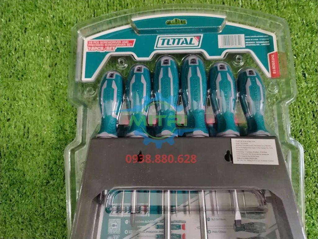 Bộ Tua Vít 18 Chi Tiết Total THT250618 Chính Hãng Có Sẵn Tại Minh Triết - hình ảnh sản phẩm thực tế 4