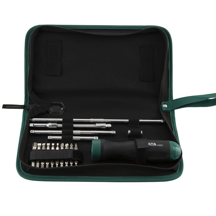 Bộ Tuốc Nơ Vít Cần Tự Động 26 Chi Tiết SATA 09343 Chính Hãng - hình ảnh sản phẩm thực tế 1