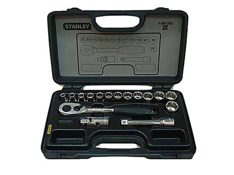 Bộ tuýp 1/2" 16 chi tiết Stanley 89-092-1 - hình ảnh sản phẩm thực tế 1