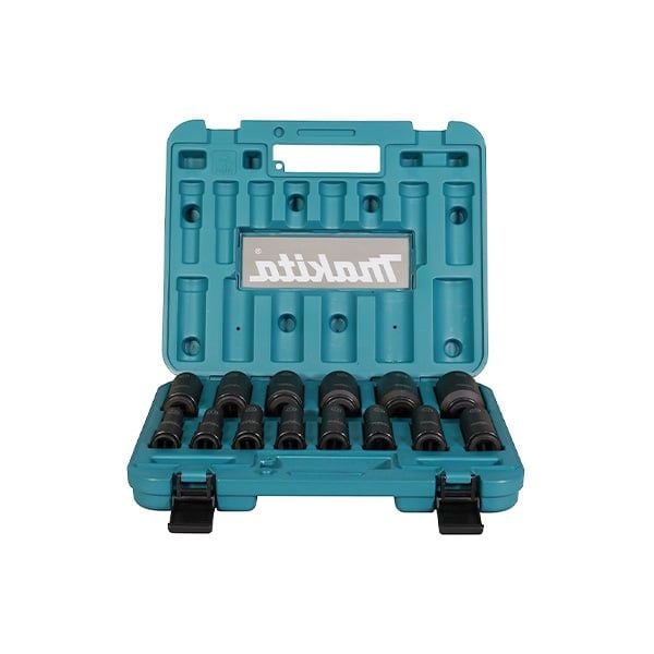 Bộ tuýp Impact Black dài cốt 14 chi tiết 1/2" Makita E-16586 - hình ảnh sản phẩm thực tế 1